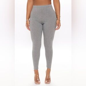 Naked Wardrobe gray leggings
